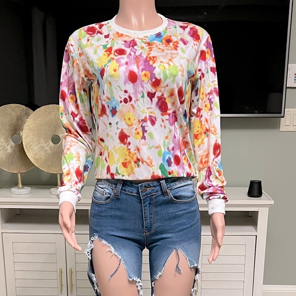 “Colorwave” Modora Long-sleeve Shirt. Size M. Great Fit! - Picture 1 of 3